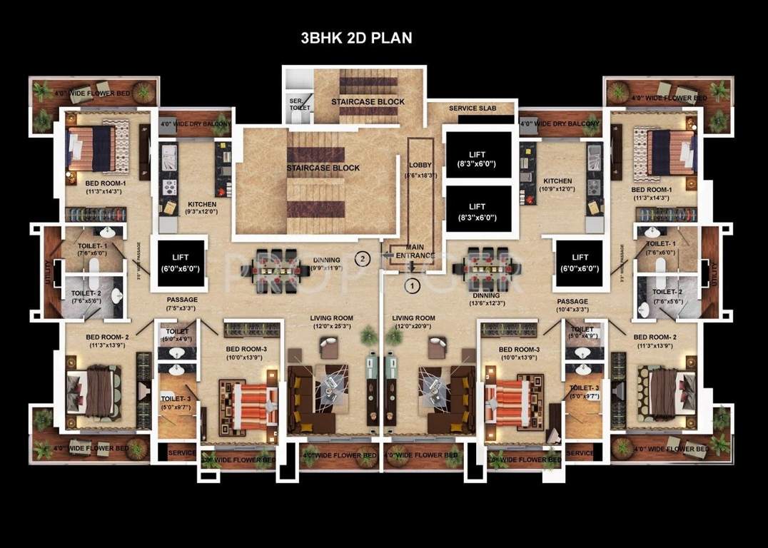  flora heights Images for Cluster Plan of Transcon Flora Heights