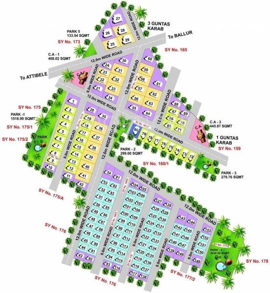 Images for Layout Plan of Columbia Padmavathi Paradise