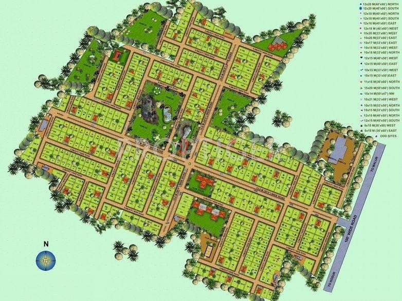 Images for Master Plan of Columbia Fortune Surya