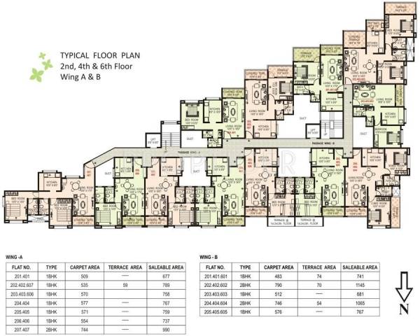 Images for Cluster Plan of Raviraj Realty Ozone Apartments