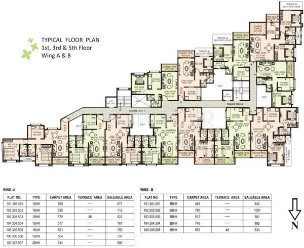 Images for Cluster Plan of Raviraj Realty Ozone Apartments