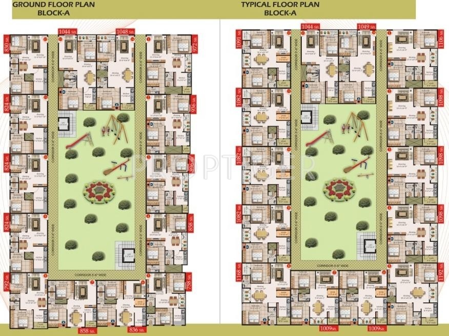 Images for Cluster Plan of Mahaghar Sai Srinivasa Enclave