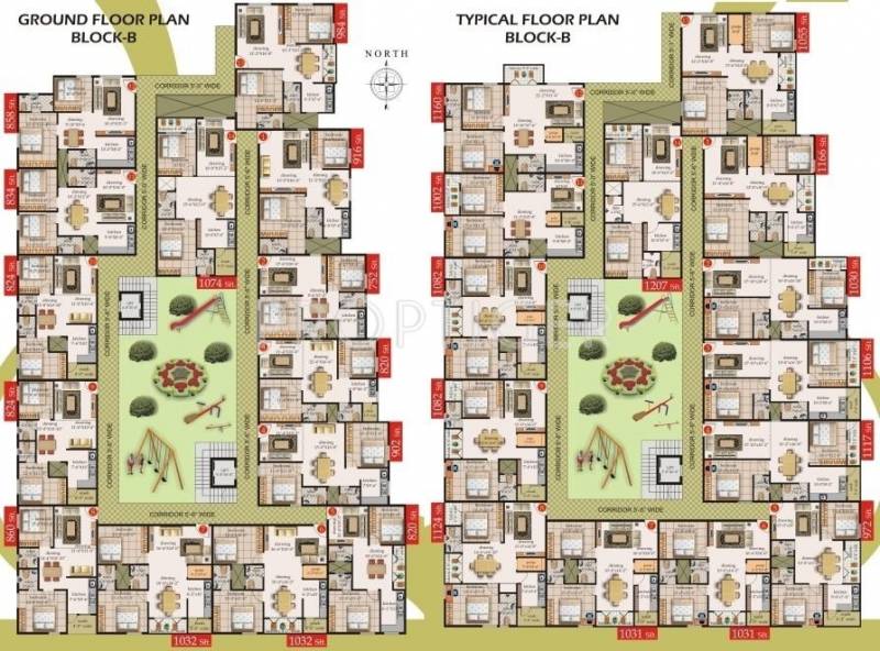 Images for Cluster Plan of Mahaghar Sai Srinivasa Enclave