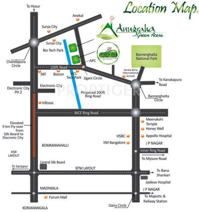  green acres Location Plan