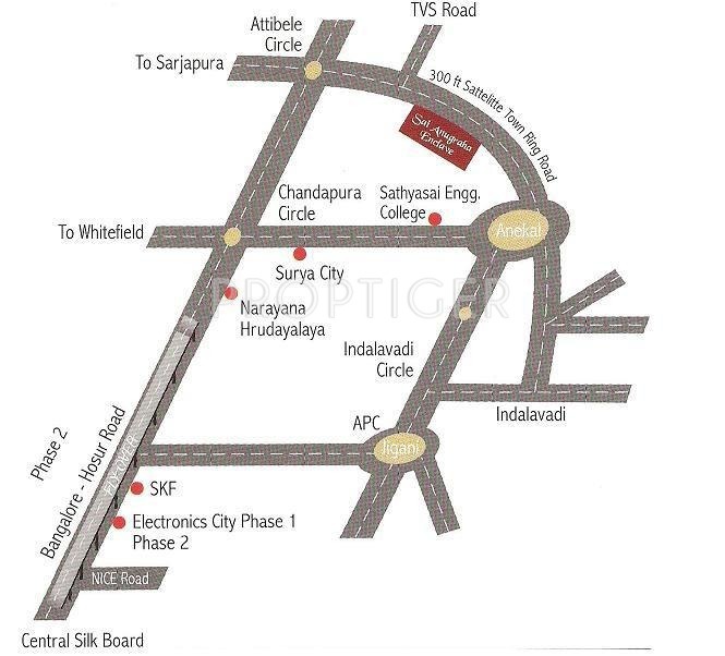 Images for Location Plan of Anugraha Builders Sai Anugraha Enclave