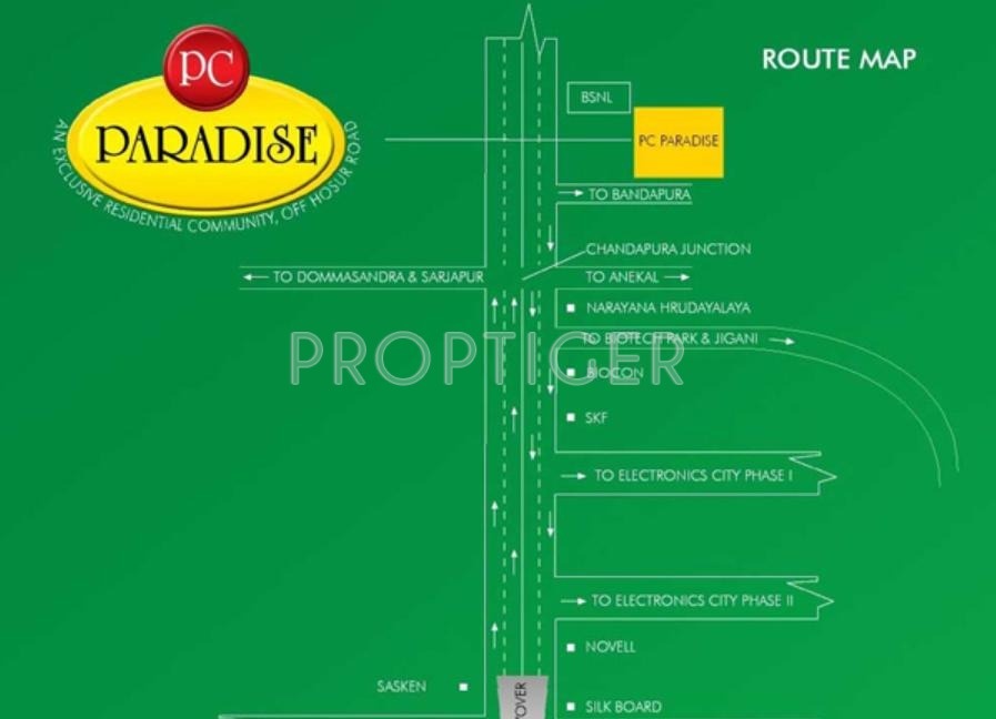 Apna Sapna PC Paradise Phase II Location Plan