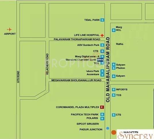 Images for Location Plan of Mantri Synergy 2