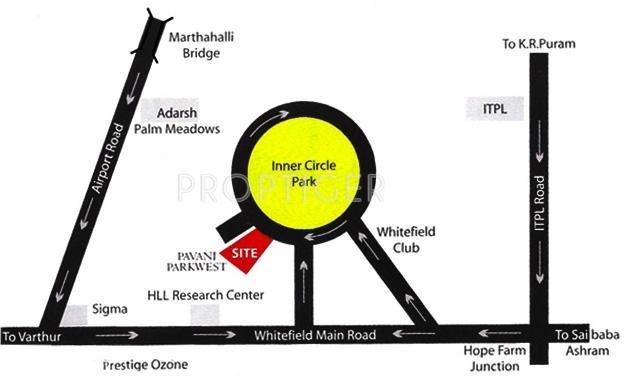  parkwest Images for Location Plan of Pavani Parkwest