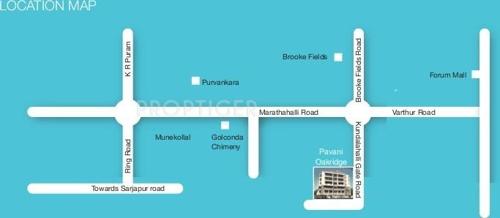  oakridge Images for Location Plan of Pavani Oakridge