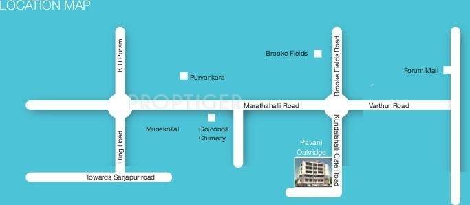  oakridge Images for Location Plan of Pavani Oakridge