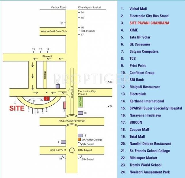 Images for Location Plan of Pavani Chandana