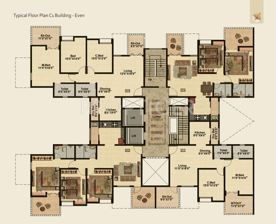 ethos Images for Cluster Plan of Nyati Group Ethos
