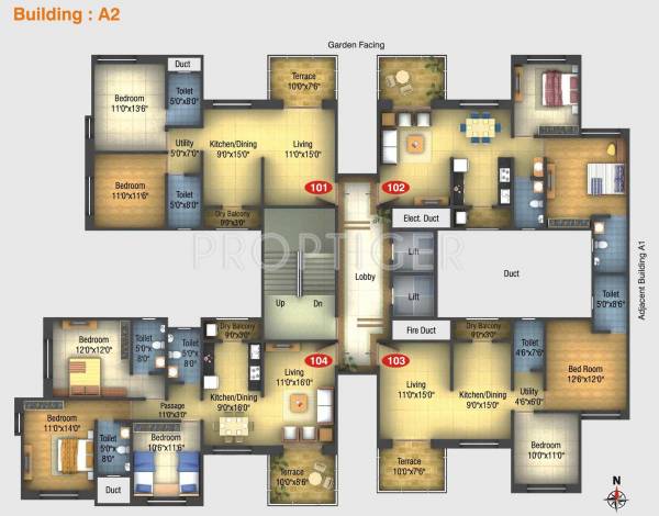 Images for Cluster Plan of Kumar Purab Images for Cluster Plan of Kumar Purab