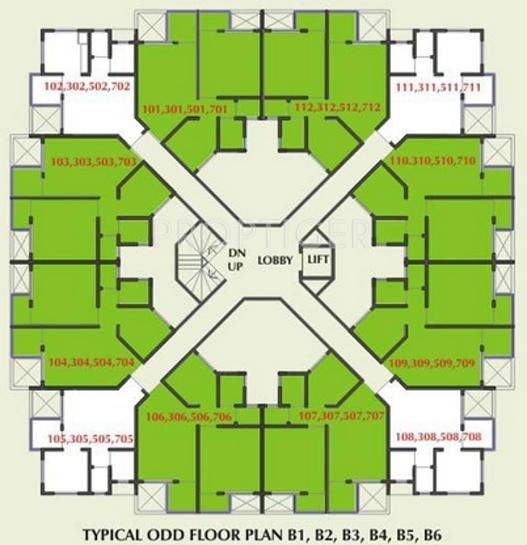 Images for Cluster Plan of Mittal Green Hive