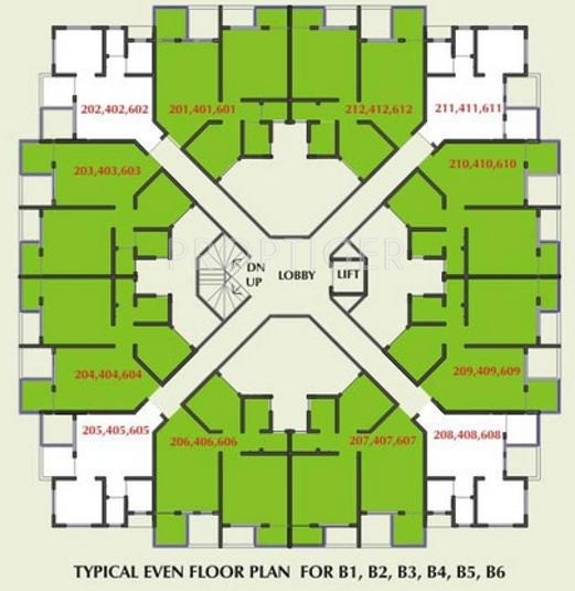 Images for Cluster Plan of Mittal Green Hive Images for Cluster Plan of Mittal Green Hive