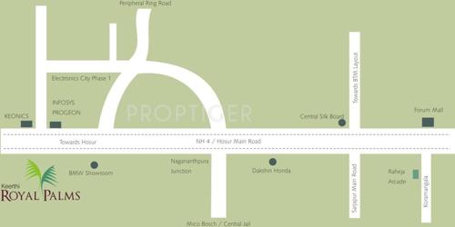  royal-palms Images for Location Plan of Keerthi Royal Palms