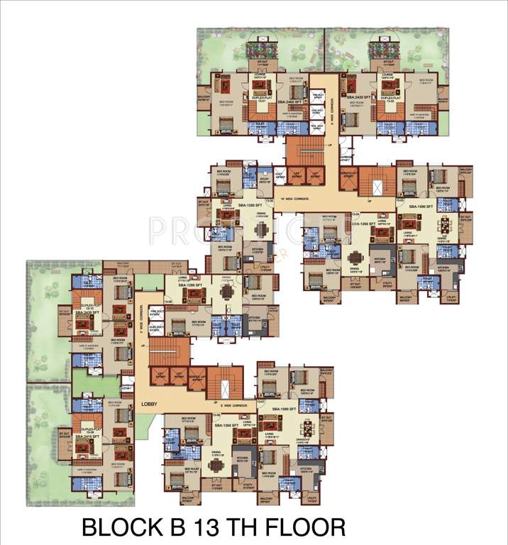  riviera Images for Cluster Plan of Mahaveer Riviera