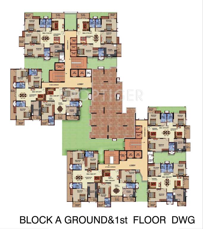  riviera Images for Cluster Plan of Mahaveer Riviera
