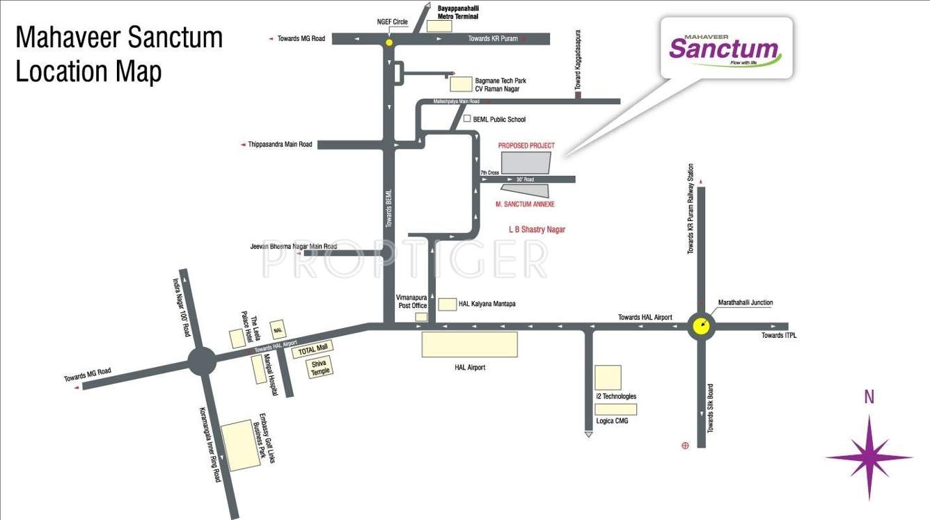 sanctum Images for Location Plan of Mahaveer Sanctum