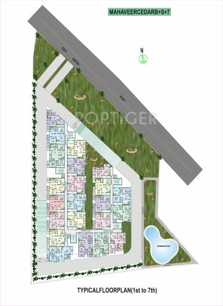 cedar Images for Master Plan of Mahaveer Cedar
