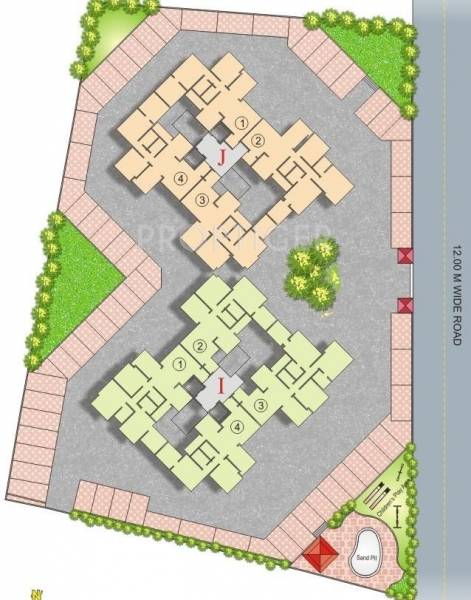 Images for Layout Plan of Paranjape Vasant Vihar Towers Images for Layout Plan of Paranjape Vasant Vihar Towers