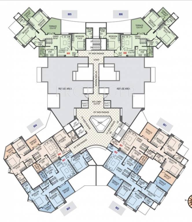  gloria grace Tower F Cluster Plan