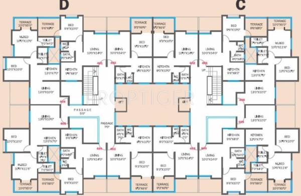 Images for Cluster Plan of Bhandari Ivory