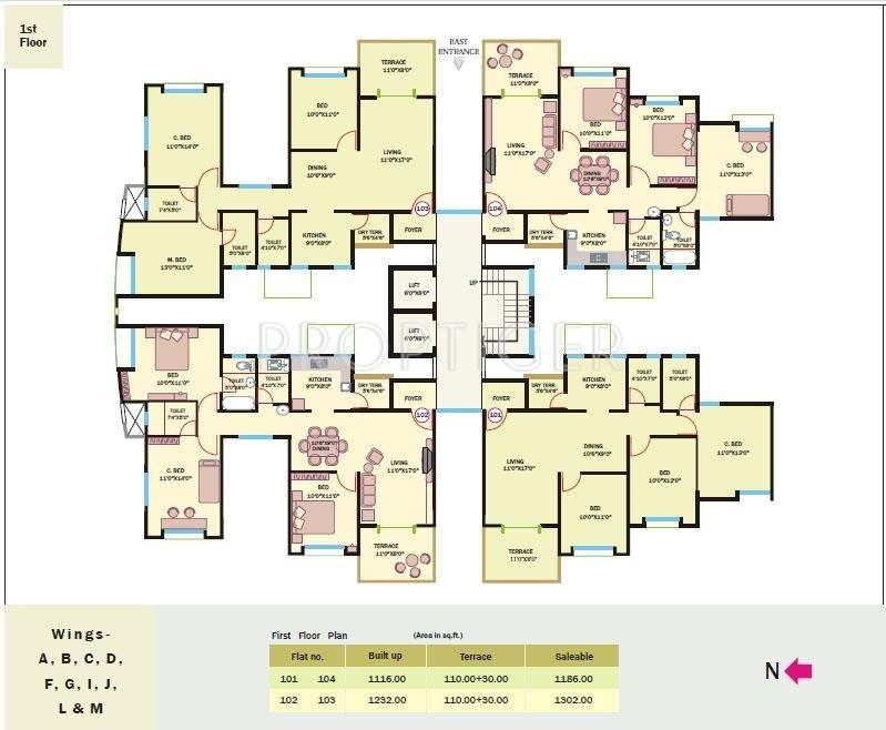 Images for Cluster Plan of Bhandari Associates Savannah