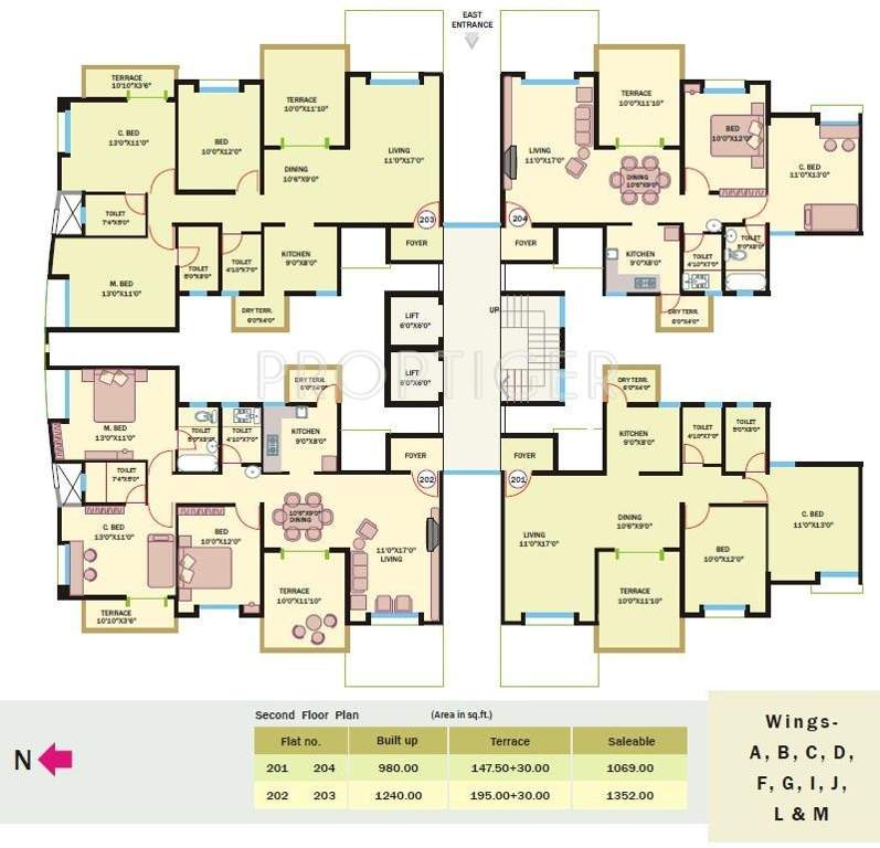 Images for Cluster Plan of Bhandari Associates Savannah