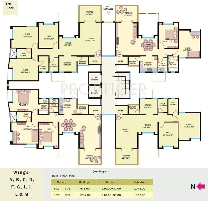 Images for Cluster Plan of Bhandari Associates Savannah