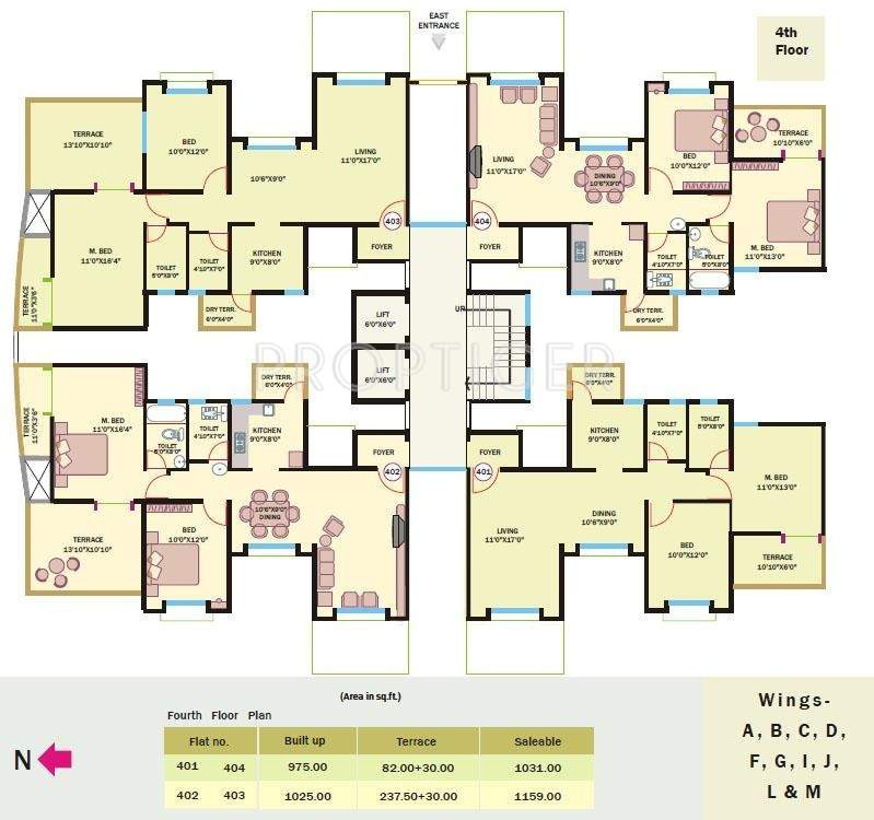 Images for Cluster Plan of Bhandari Associates Savannah