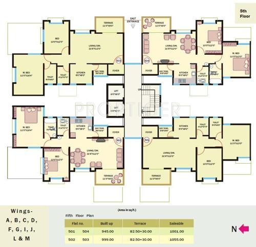 Images for Cluster Plan of Bhandari Associates Savannah