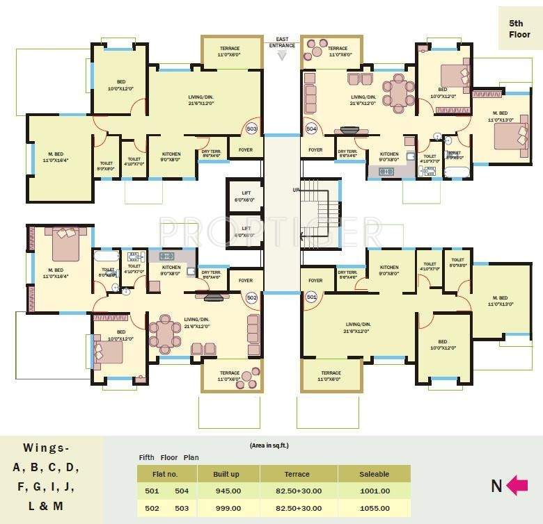 Images for Cluster Plan of Bhandari Associates Savannah