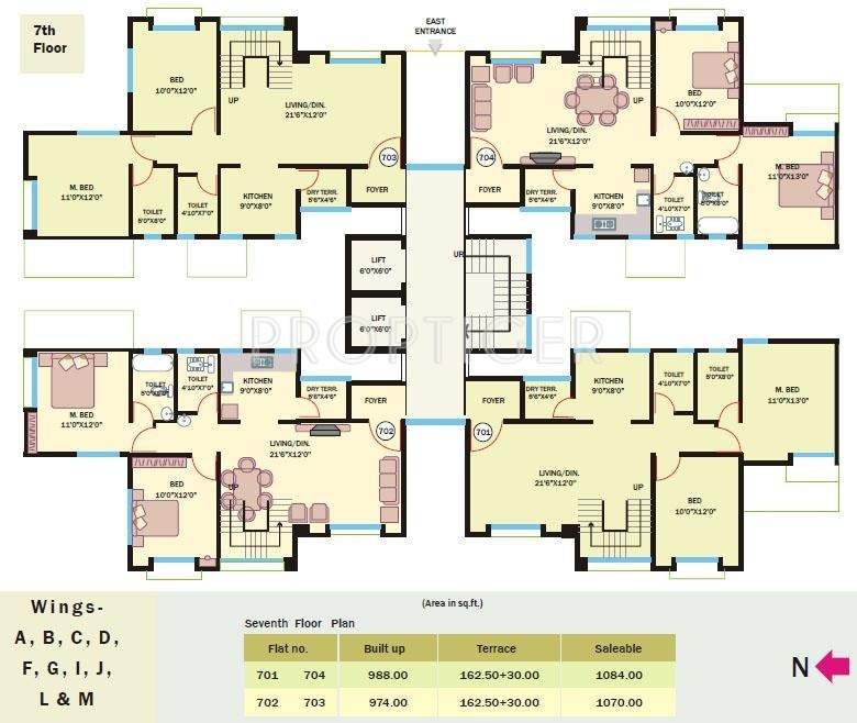 Images for Cluster Plan of Bhandari Associates Savannah