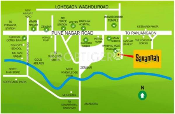 Images for Location Plan of Bhandari Associates Savannah