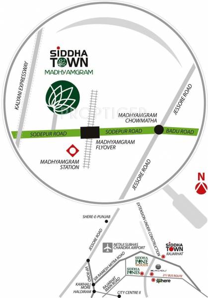 Images for Location Plan of Siddha Town Madhyamgram