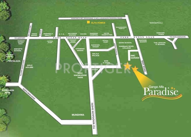 Images for Location Plan of ARK Prem Developers Ganga Alfa Paradise