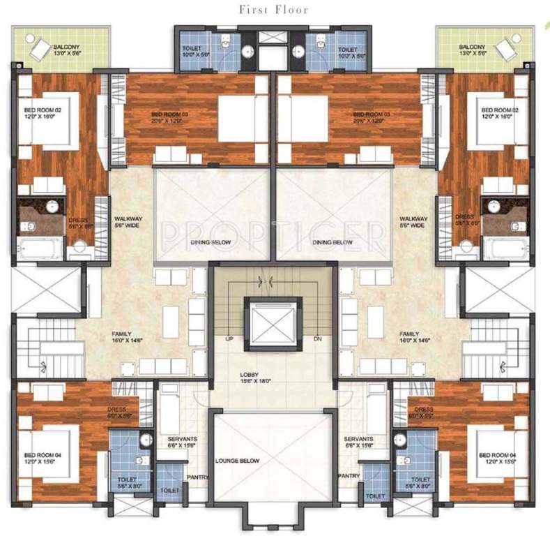  garden bay Block C3 Cluster Plan