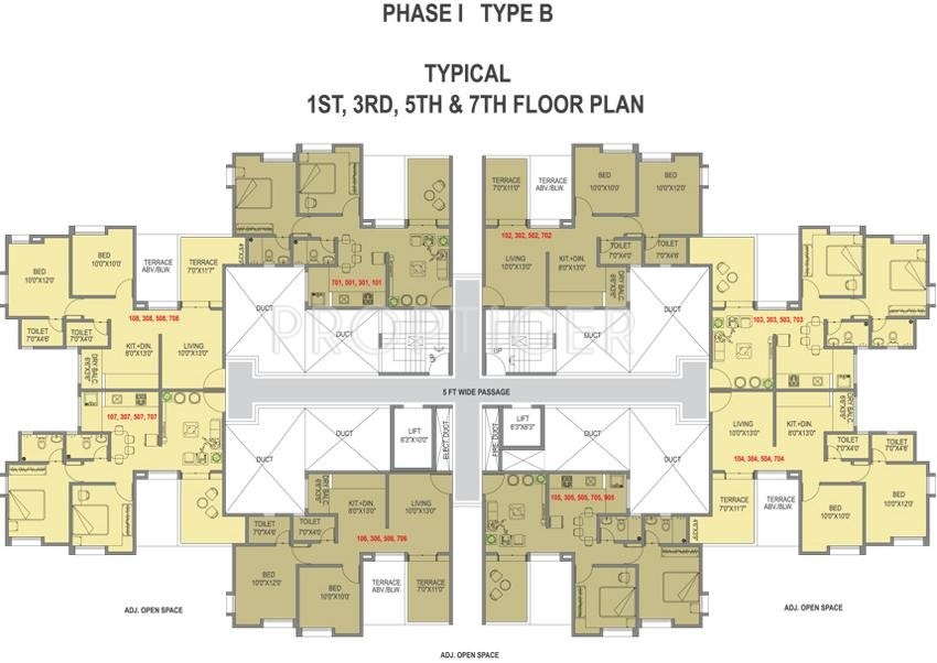 neo city Phase 1 B Cluster Plan