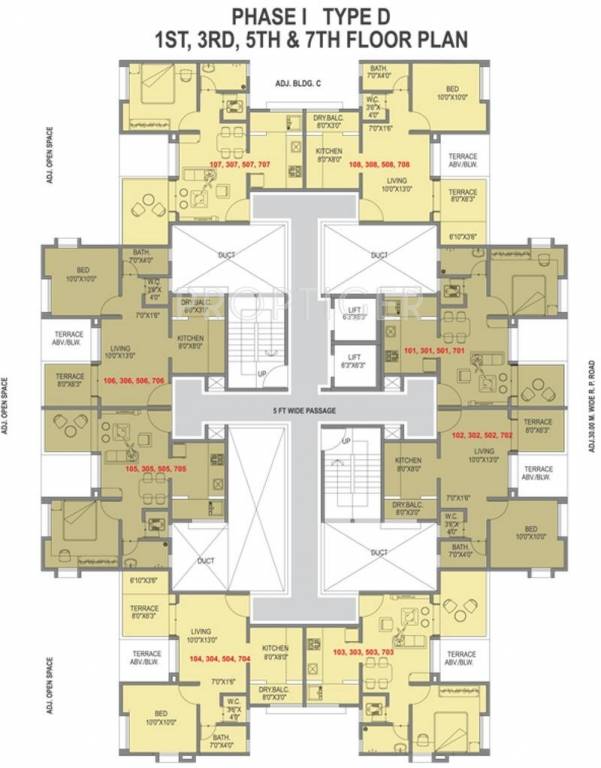 neo city Phase 1 D Cluster Plan