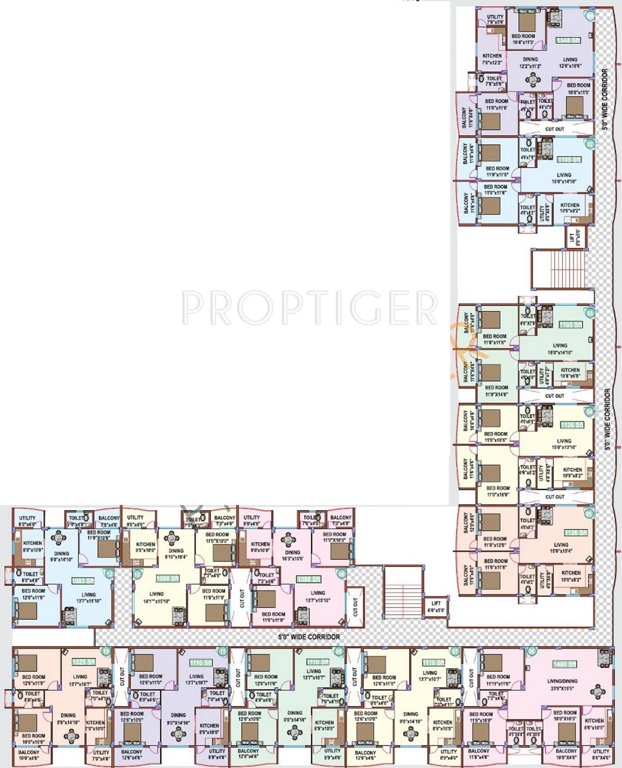 Images for Cluster Plan of Mahaveer Rhythm