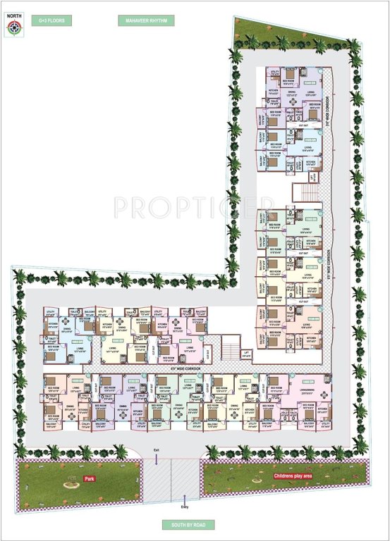 Images for Layout Plan of Mahaveer Rhythm