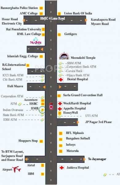 Nirman Shelters Nydhile Location Plan