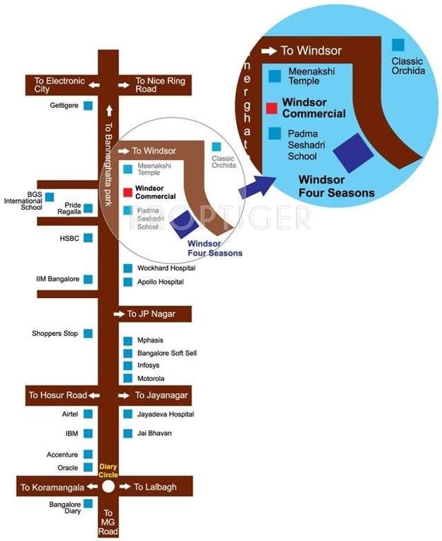  four seasons Images for Location Plan of Windsor Four Seasons