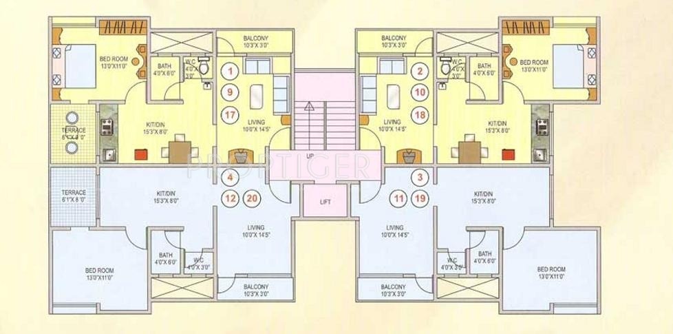 Images for Cluster Plan of AK Surana Developers Sanskruti Homes