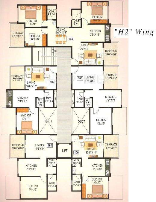 Images for Cluster Plan of GK Developers Rose Icon