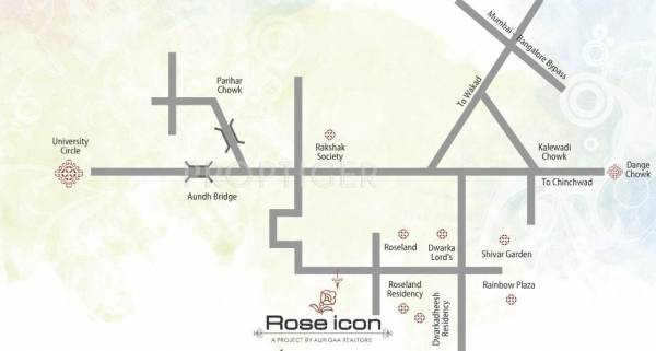 Images for Location Plan of GK Developers Rose Icon