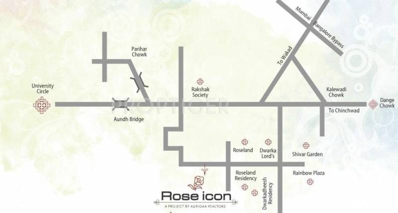 Images for Location Plan of GK Developers Rose Icon