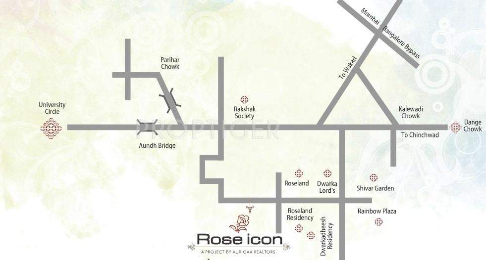 Images for Location Plan of GK Developers Rose Icon