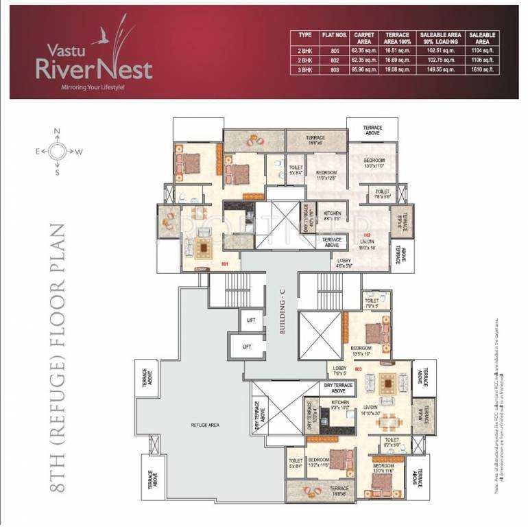  river nest Tower A Cluster Plan
